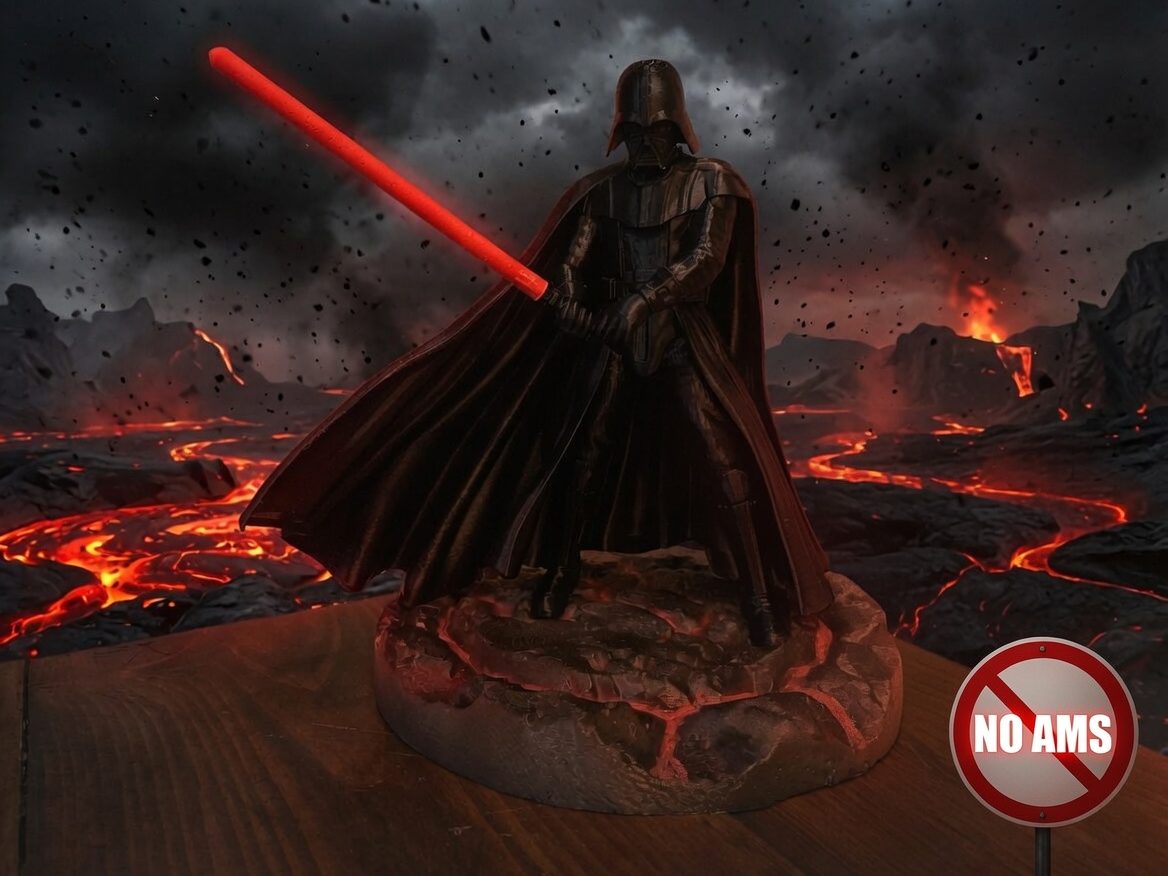 Darth Vader con base roccia — vue 1