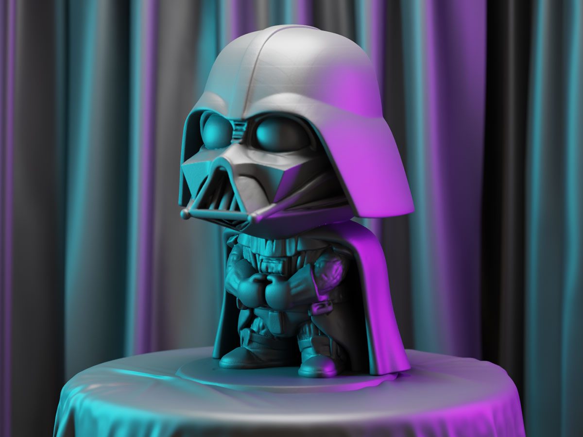 Darth Vader inspired Chibi Figure — vue 1