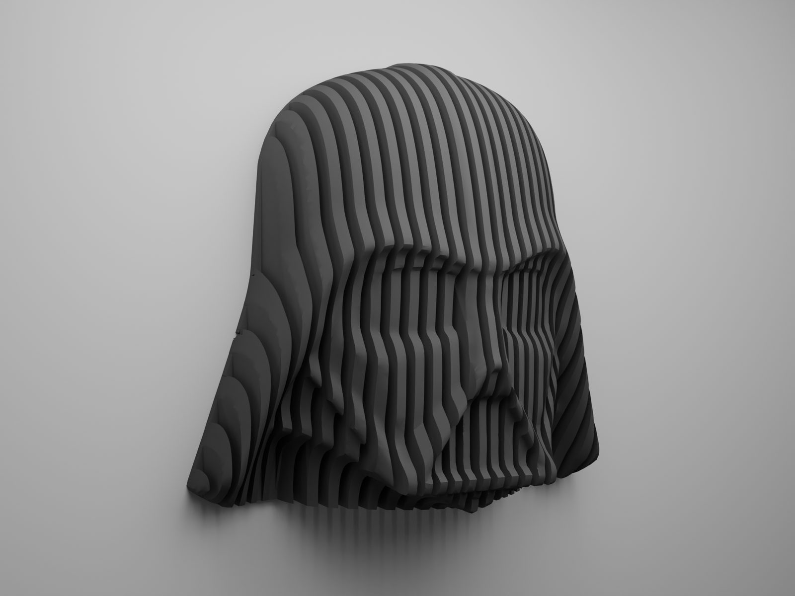 Darth Vader Layered Wallart — vue 1