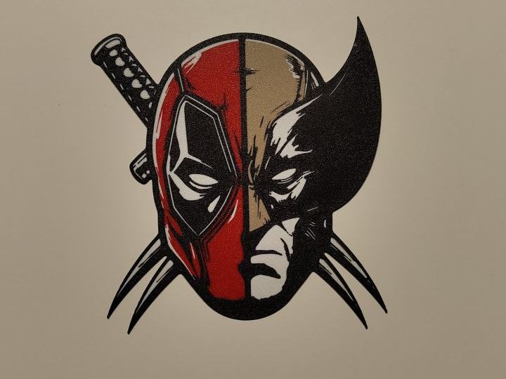 deadpool and Wolverine Wall Art — vue 1