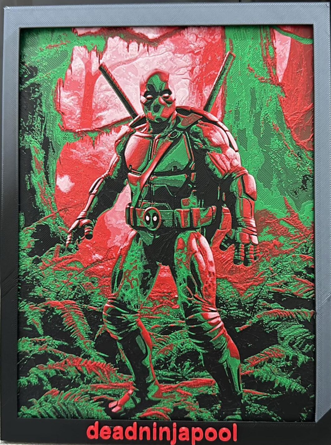 deadpool as a ninja turtle exclusive hueforge — vue 1