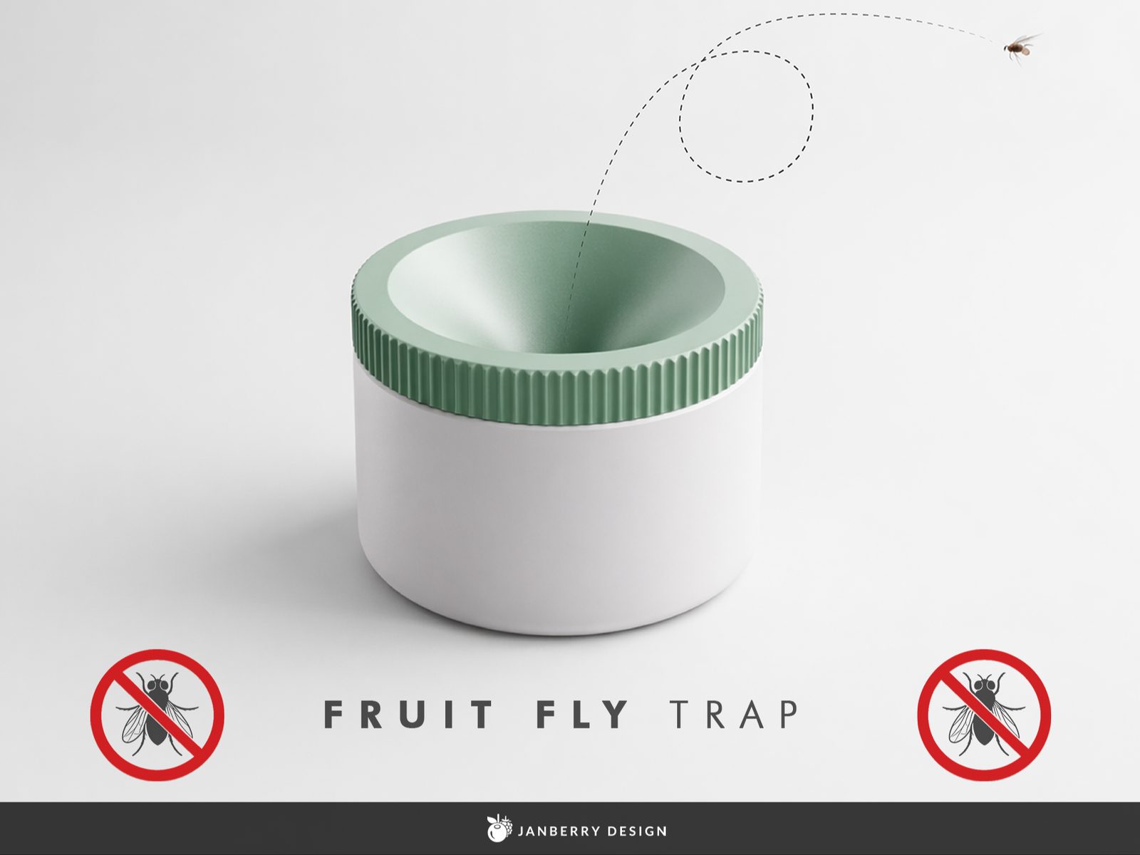 Decorative Fruit Fly Trap — vue 1