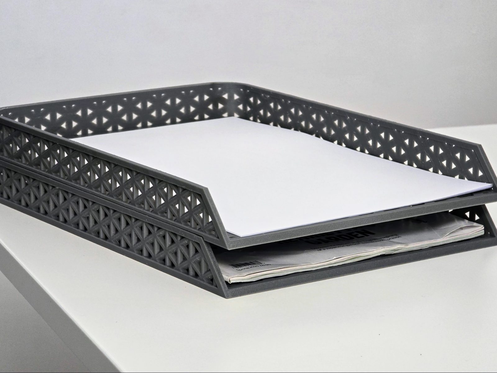 Designer Paper Tray (Stackable, A4 & 8.5"x11") — vue 1