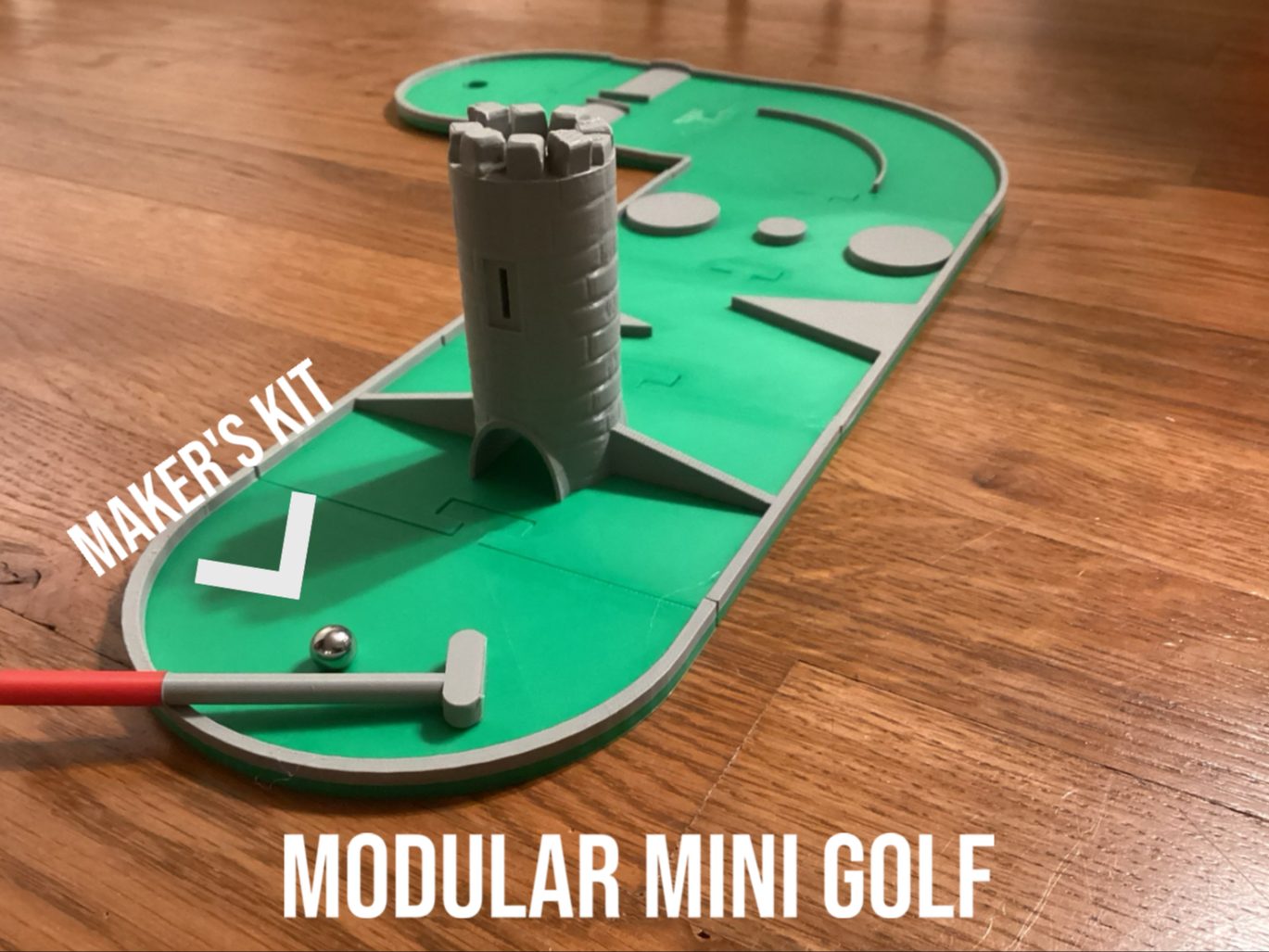 Desktop Modular Mini-Golf — vue 1