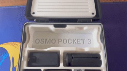 DJI OSMO Pocket 3 Hard Case with AirTag Slot — vue 1