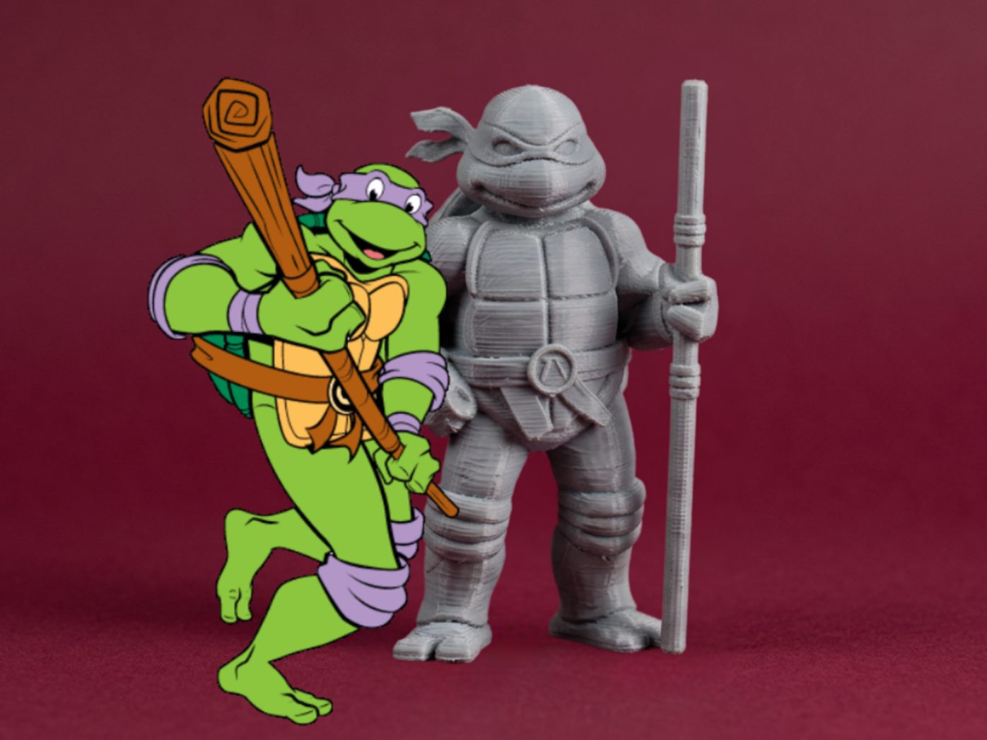 Donatello – Teenage Mutant Ninja Turtles Figurine — vue 1