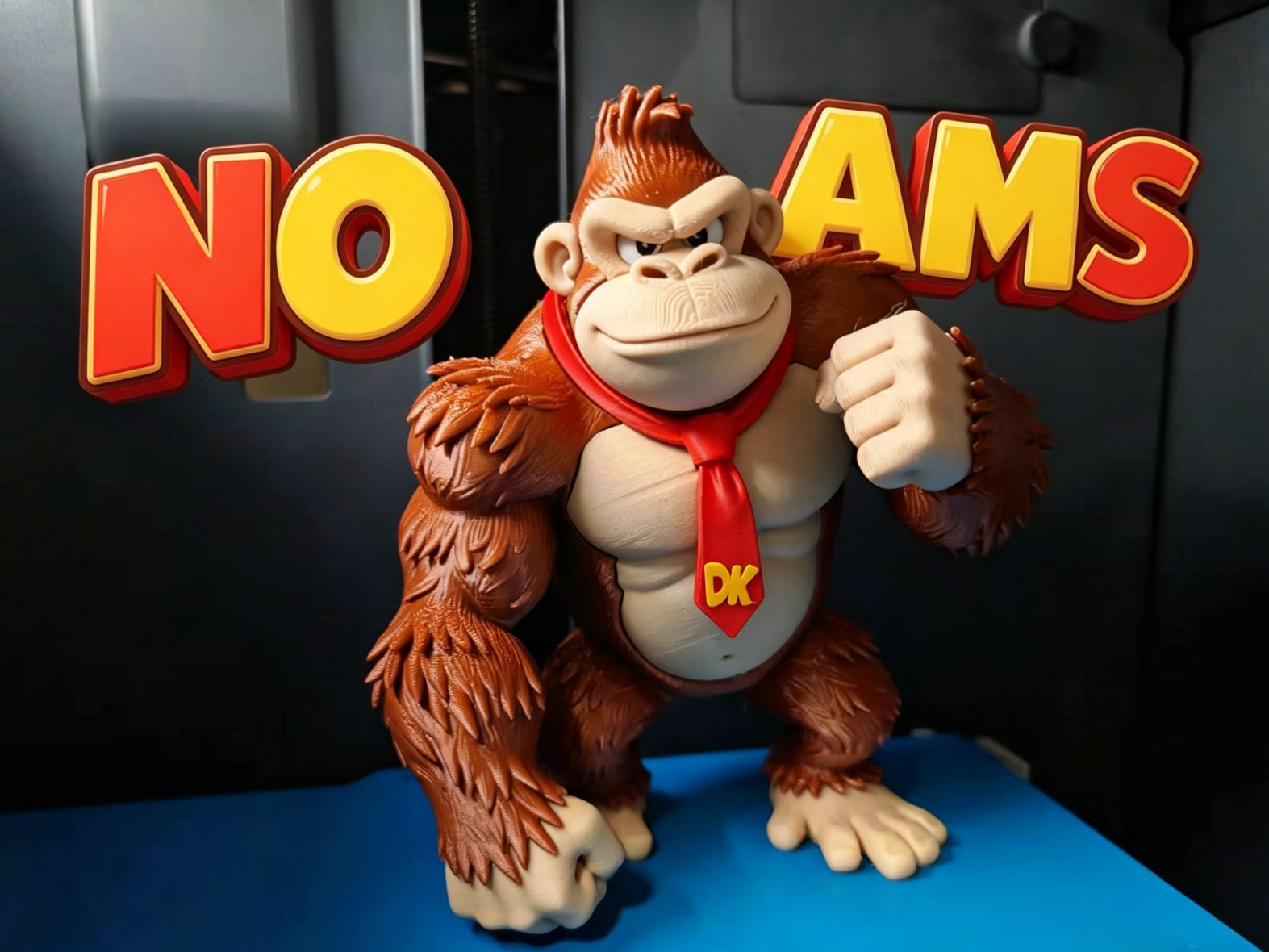 Donkey Kong 大金刚咚奇刚 DK 分件打印 可当单支笔筒 （无需AMS） — vue 1