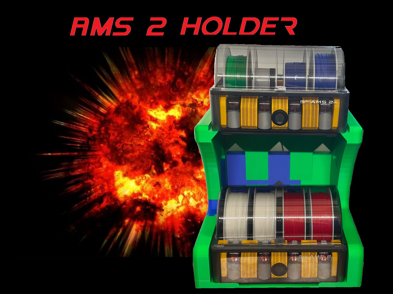 Double AMS 2 Holder — vue 1