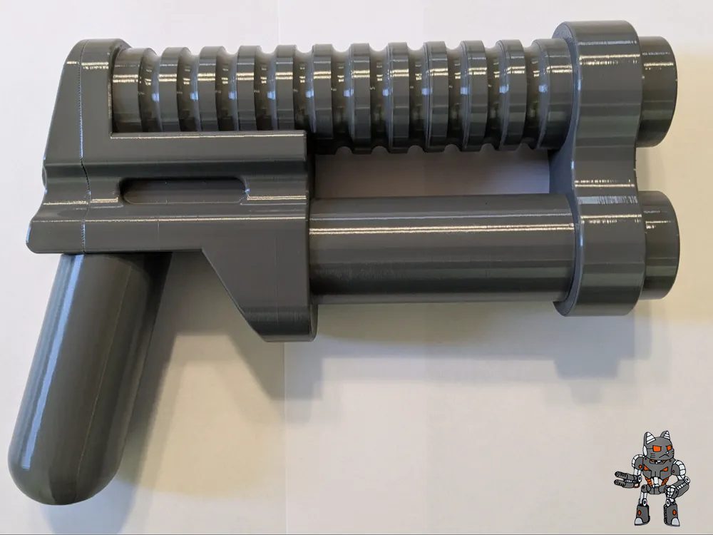Double Barrel Sci- FI Pistol (Iego inspired) — vue 1
