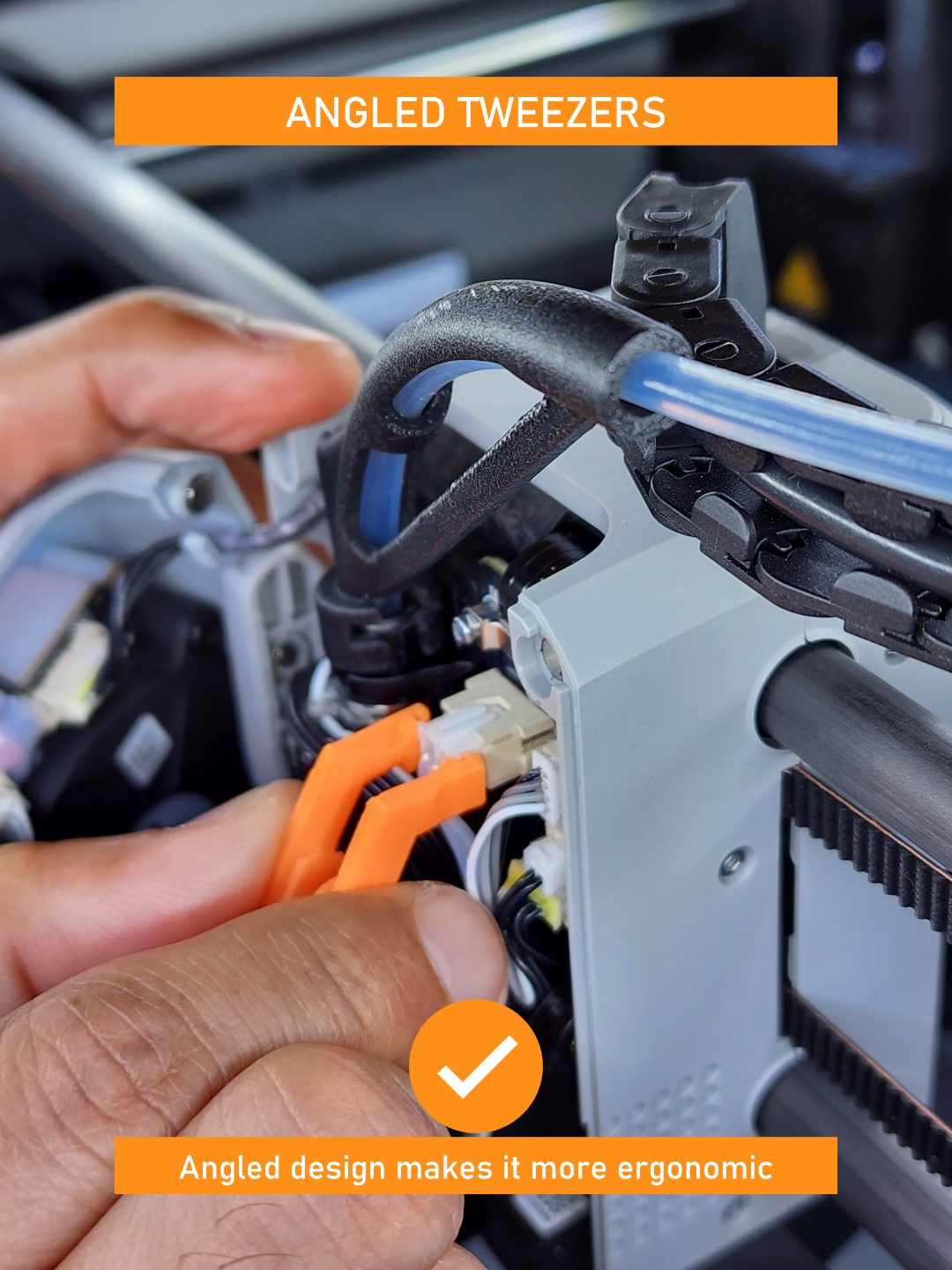 EZ JST Tweezers - Angled Version — vue 1