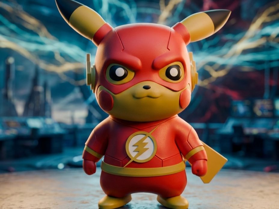 Flash - Pikachu (Multiparts) — vue 1