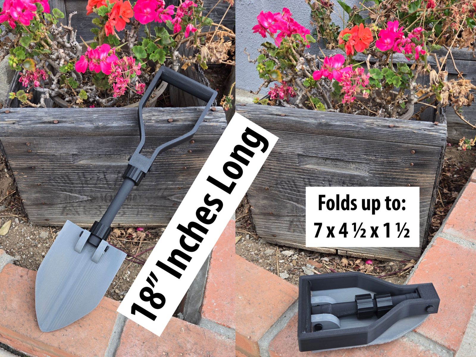 Fold Up Shovel — vue 1