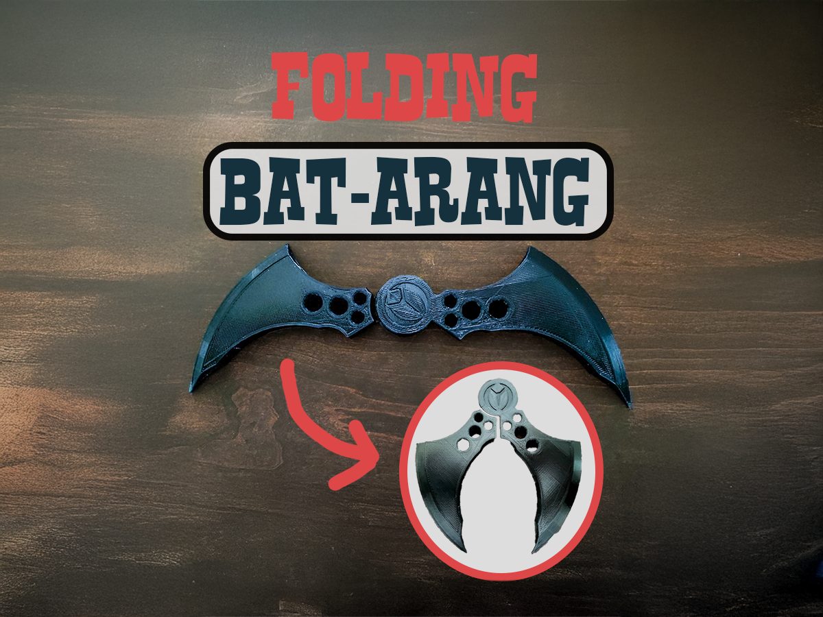 FOLDING BATARANG - Print in place — vue 1
