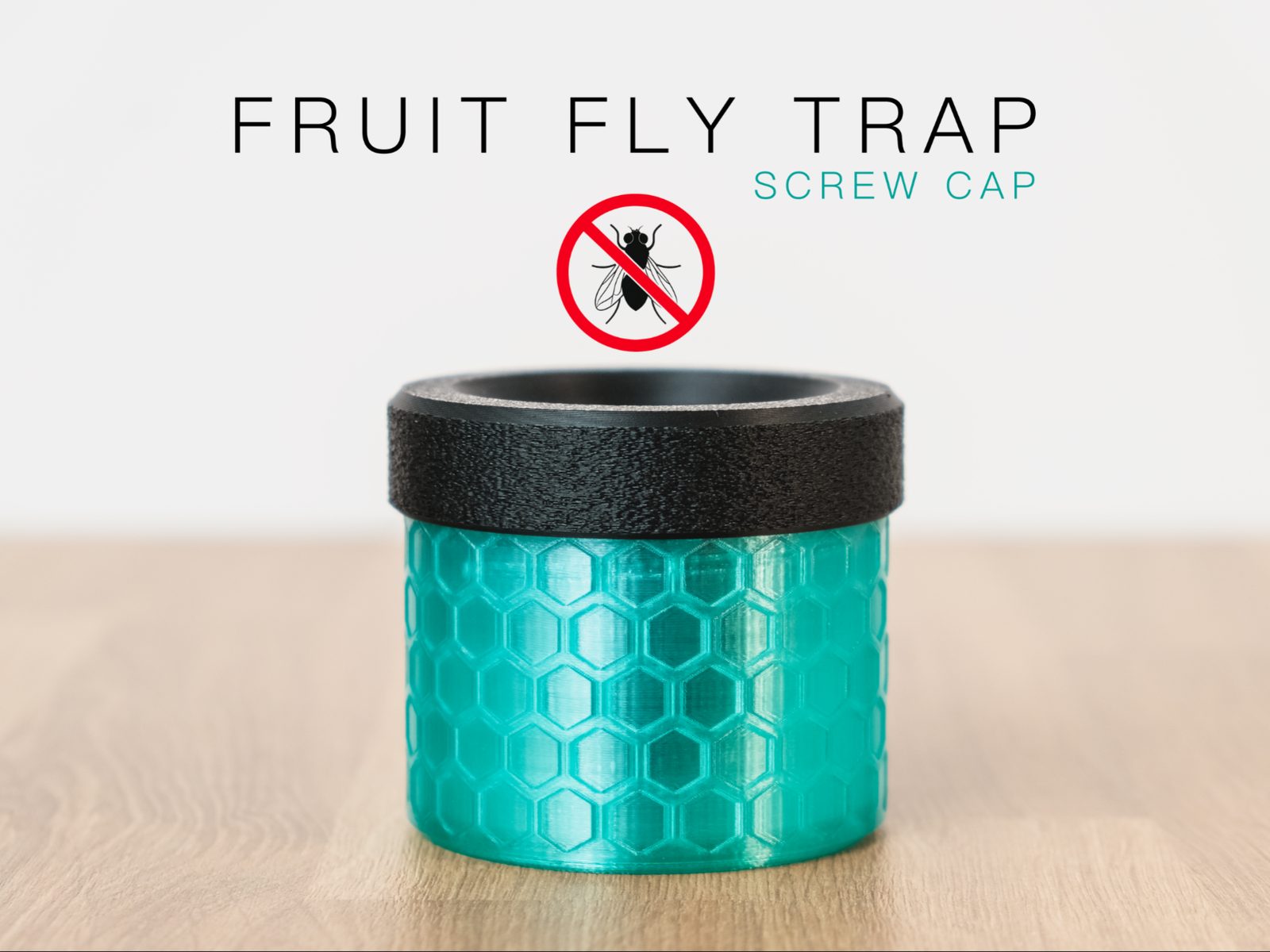 Fruit Fly Trap with Screw Cap — vue 1