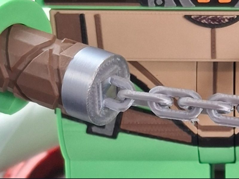 Giant Scale Brick Figure Ninja Turtle Nunchucks — vue 1