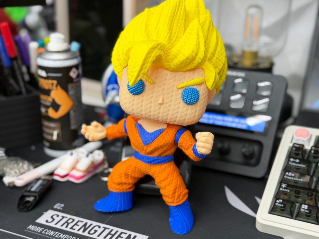 Goku Knitted SSJ 1 — vue 1
