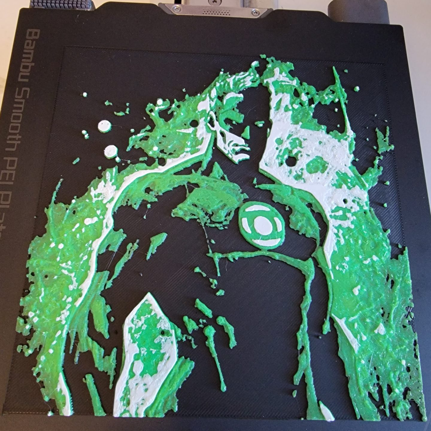 Green Lantern Hueforge Fanart 150x150mm — vue 1