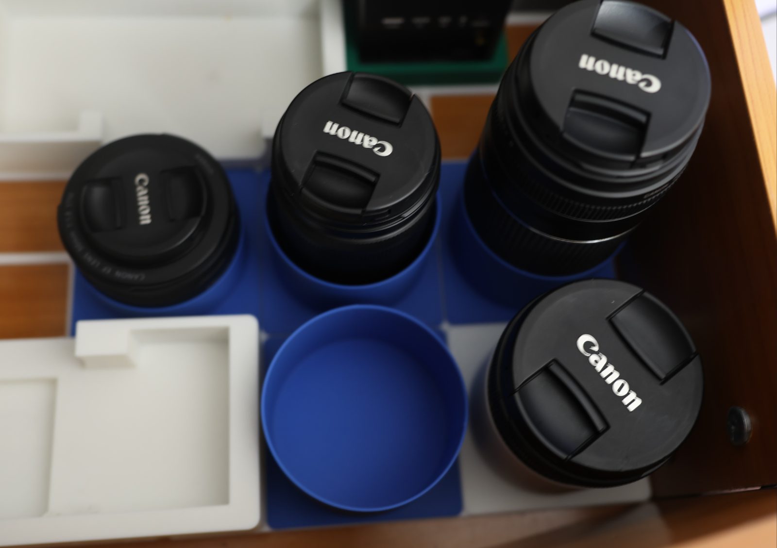 Gridfinity Camera Lens Storage Bins — vue 1