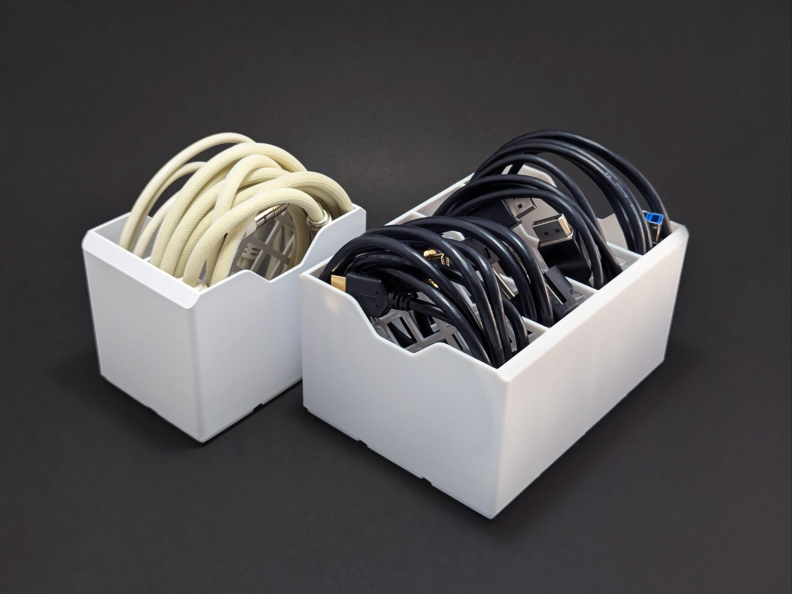 Gridfinity Organizer For Large Cables — vue 1