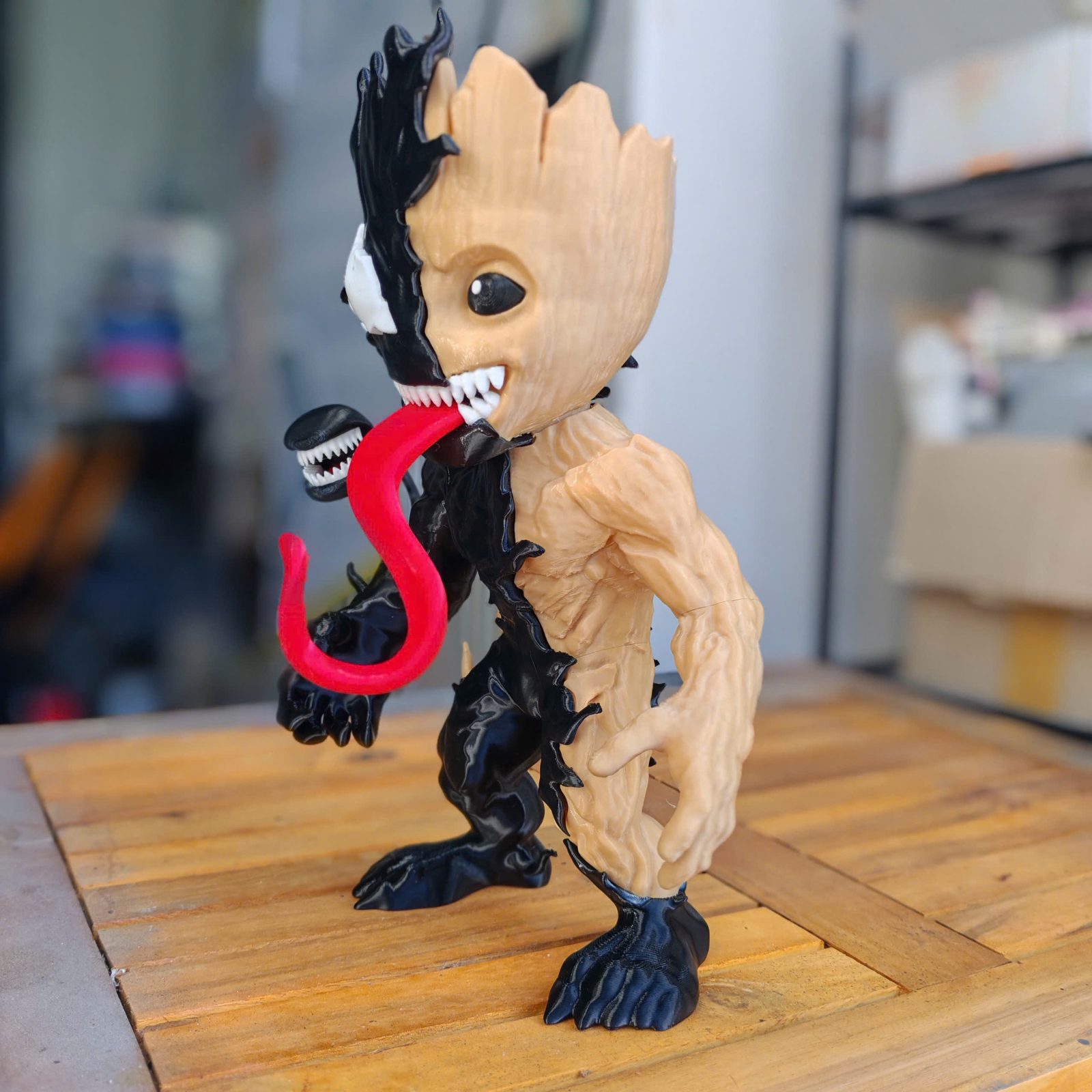 Groot en Venom — vue 4