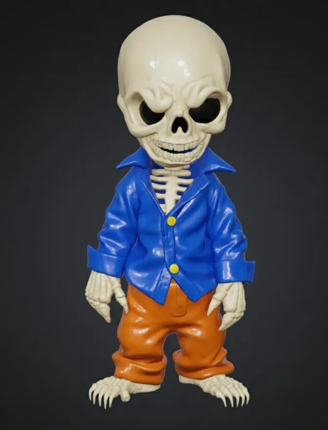 Hard night Skeleton! — vue 1