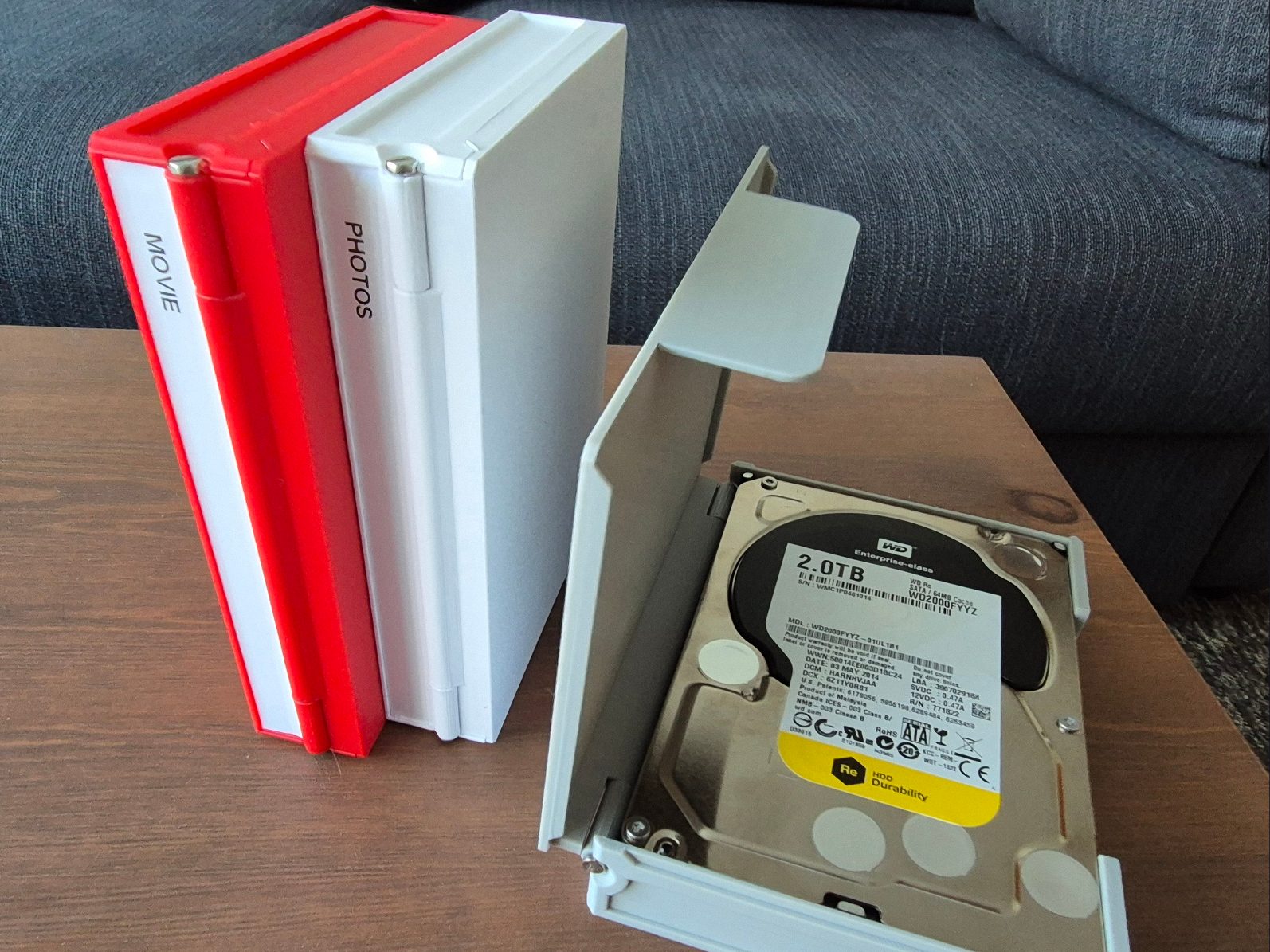 HDD Hard Drive 3.5-inch disk archiving box — vue 1
