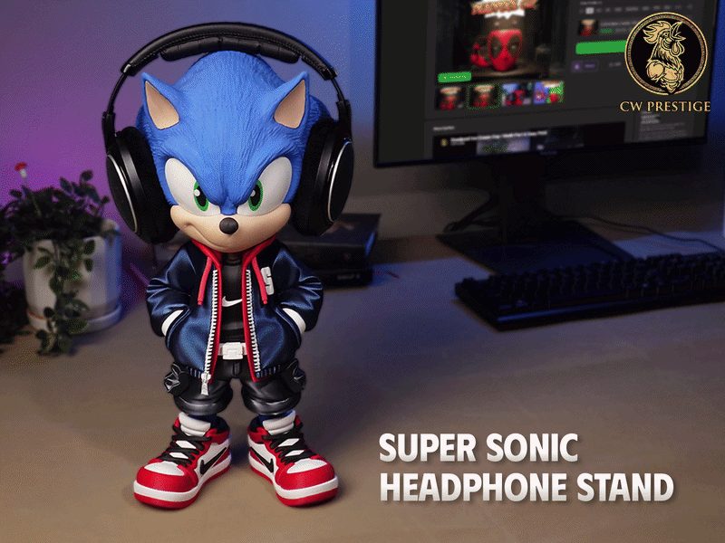HEADPHONE HOLDER - Sonic Urban Vibes Collection — vue 1