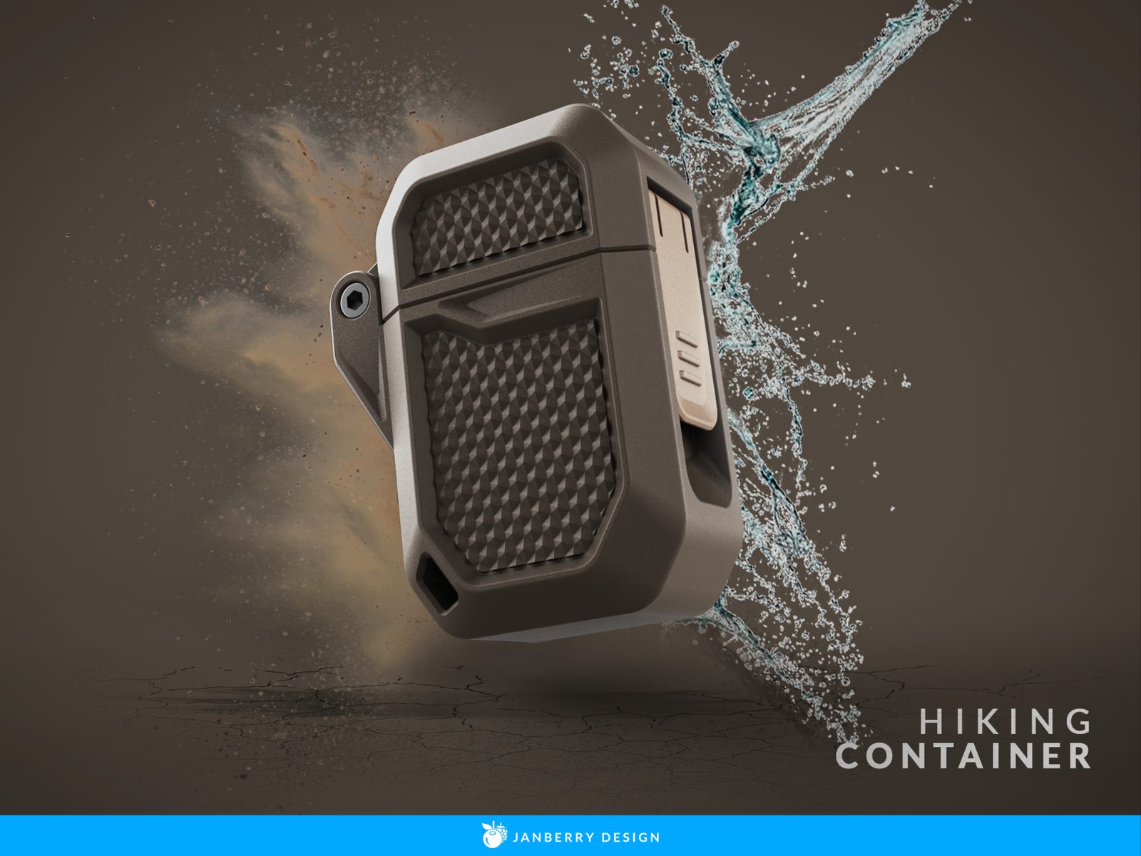 Hiking Container - Robust and Waterproof — vue 1
