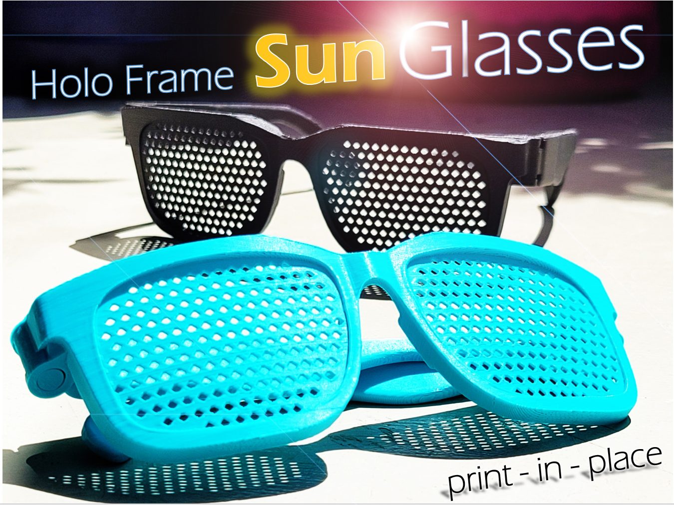 Holo Frame Sunglasses — vue 1