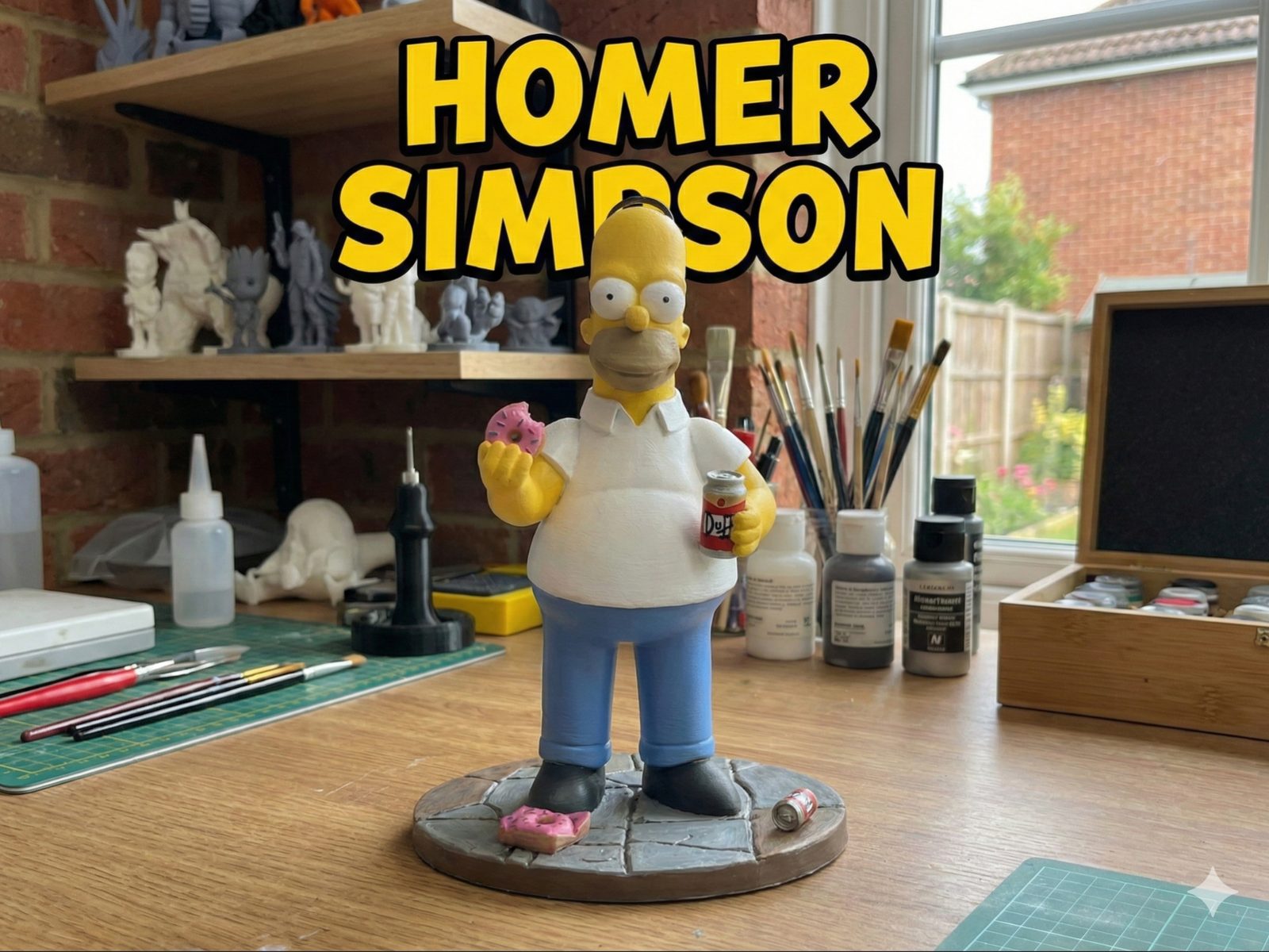 Homer Simpson - 3D Model — vue 1