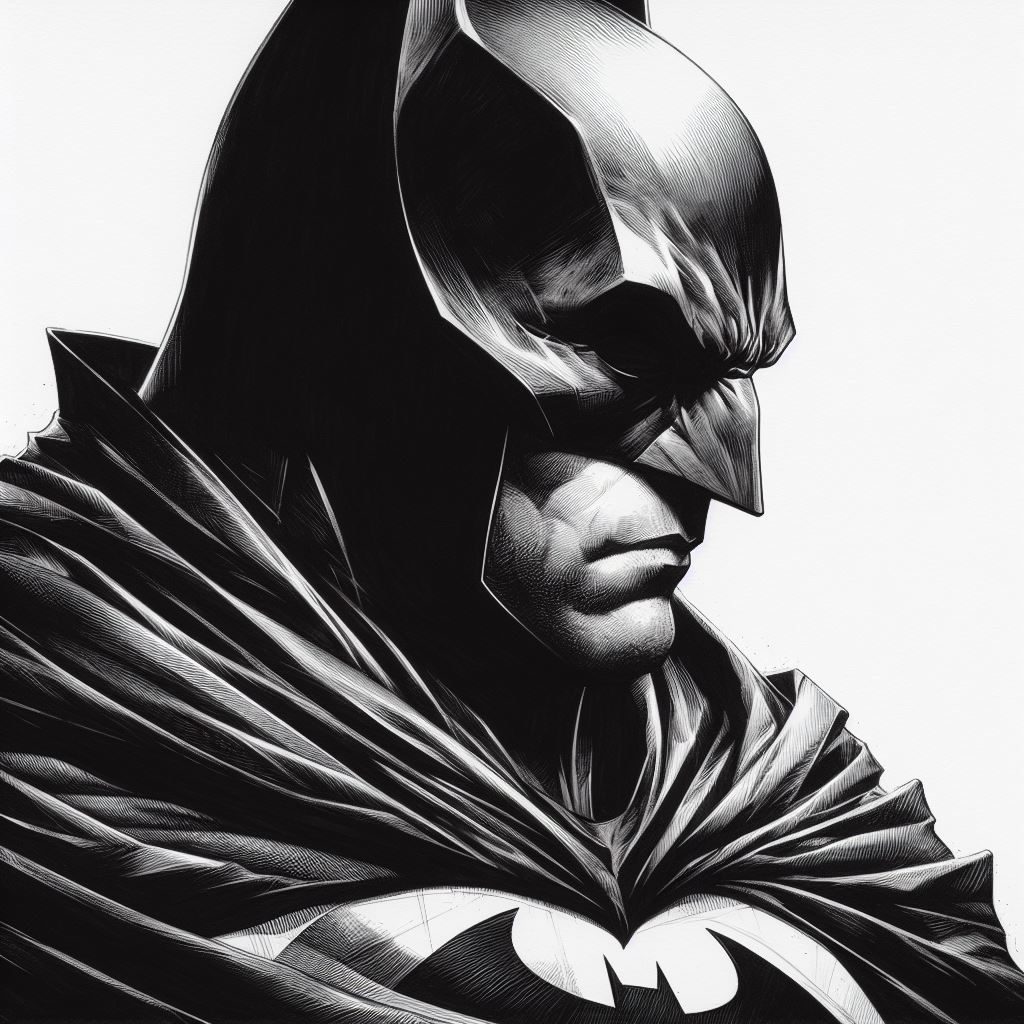 HueForge Batman — vue 1