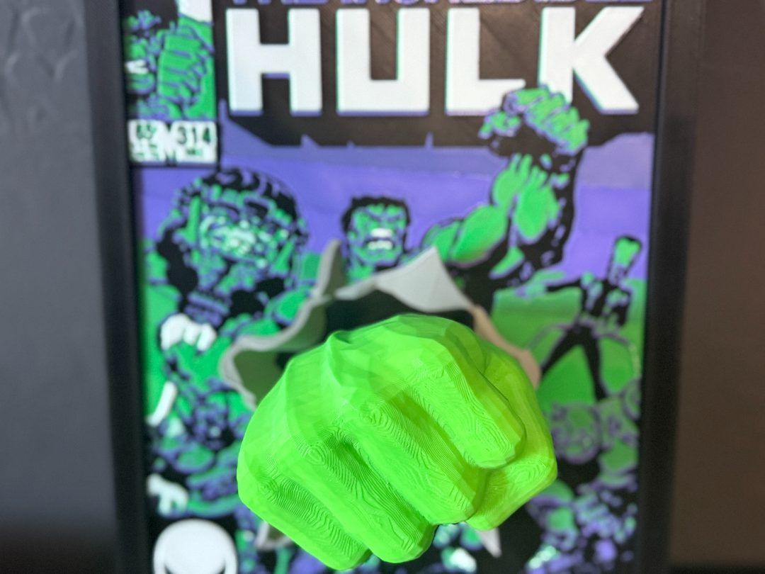 Hulk Comic Cover Pop Out Art — vue 1