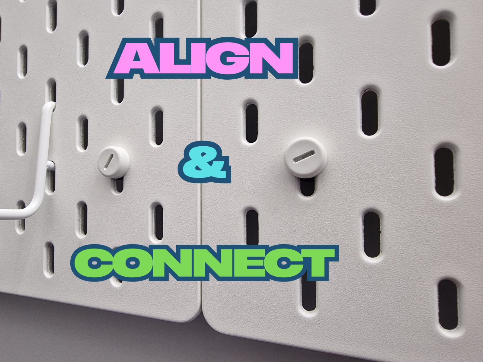 ikea skadis invisible connector / alignment tool — vue 1