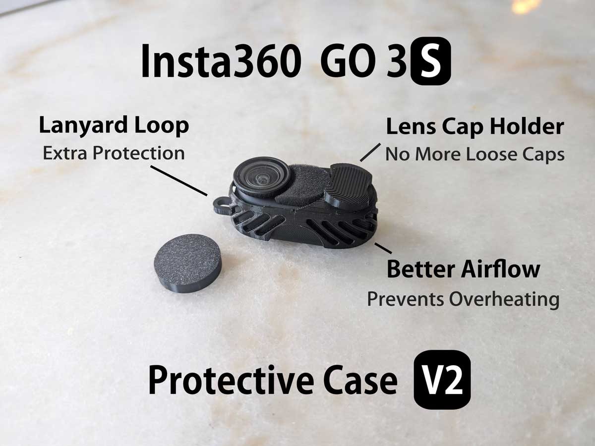 Insta360 GO 3S Protective Case V2 + Lens Cover — vue 1