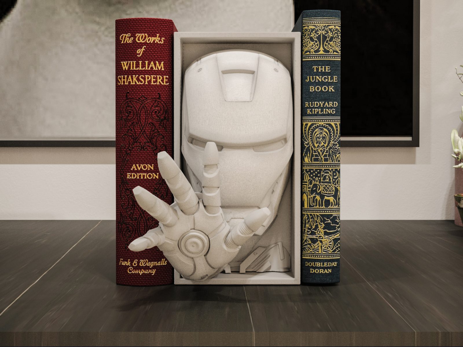 Iron Man Book Nook and Wall Mount — vue 1