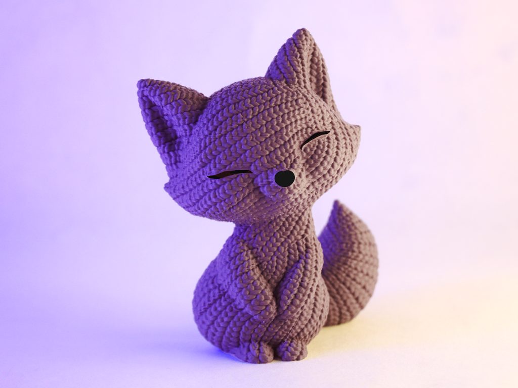 Knitted Cute Fox — vue 1