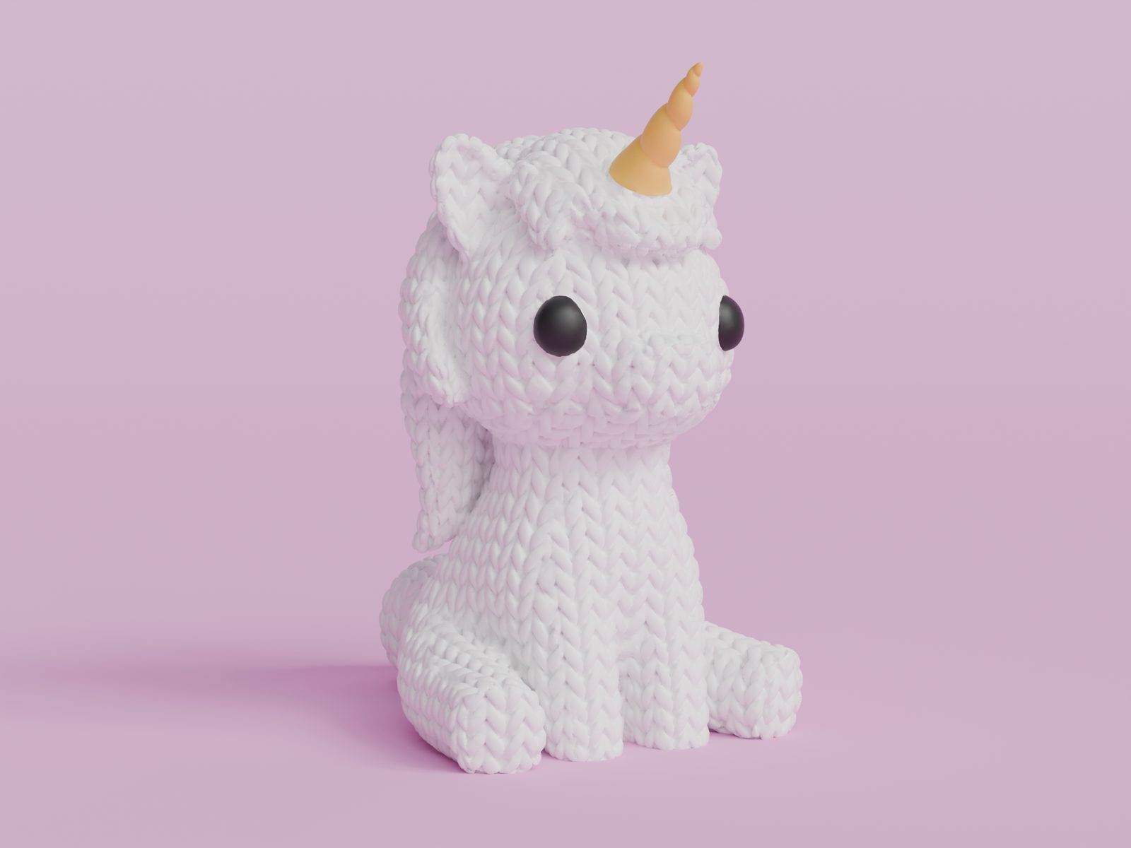 Knitted Unicorn — vue 1