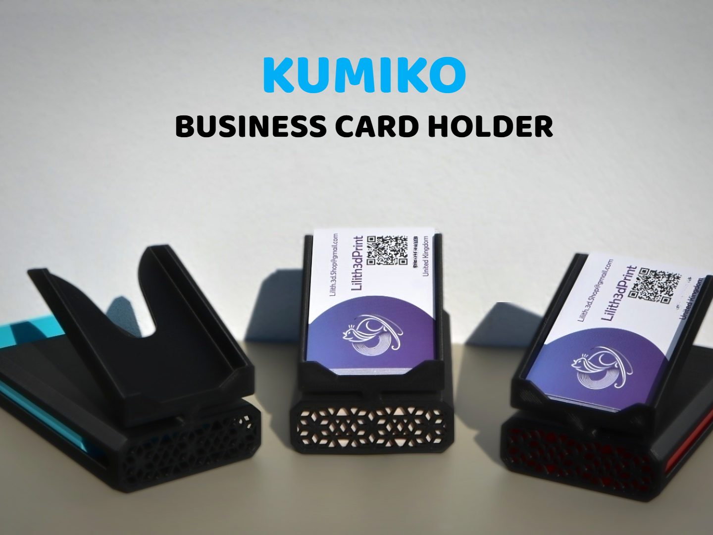 Kumiko Business Card Holder — vue 1