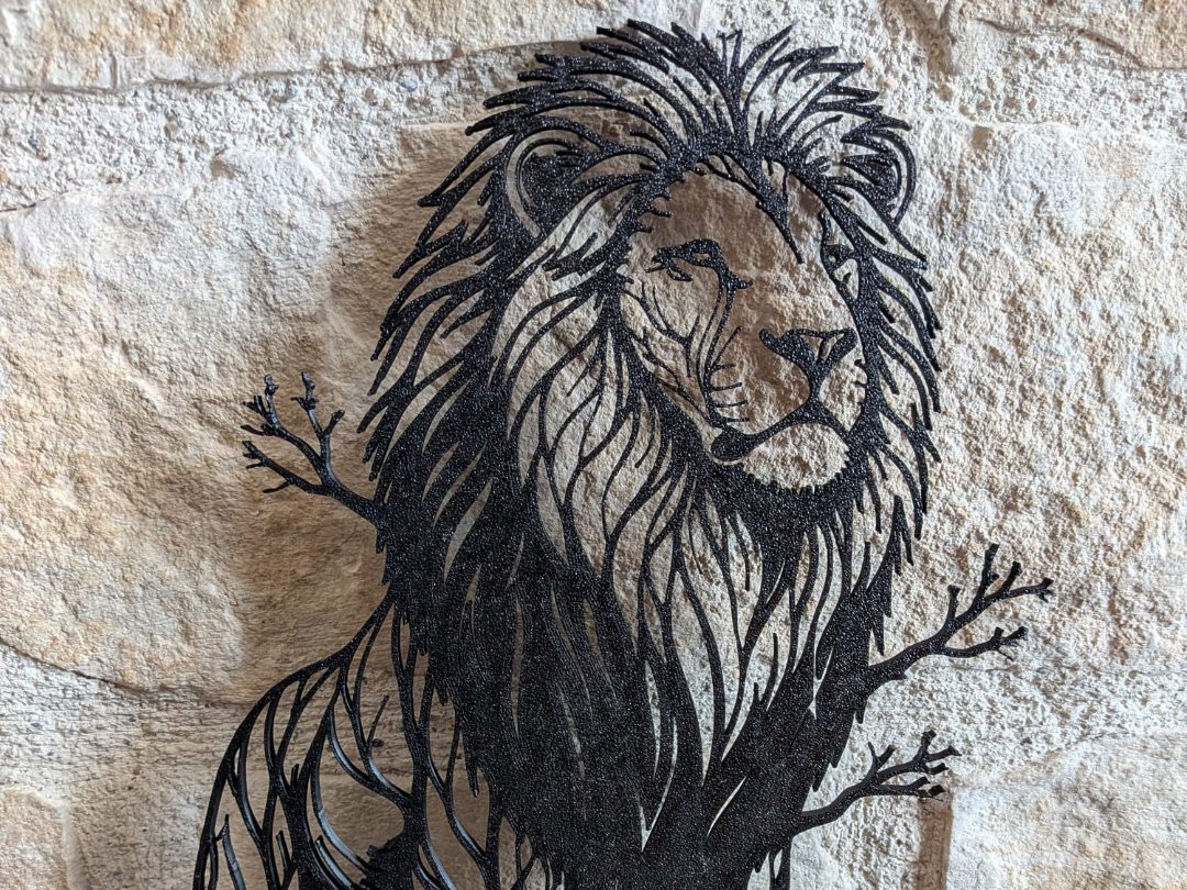 leone wall art 3D — vue 1