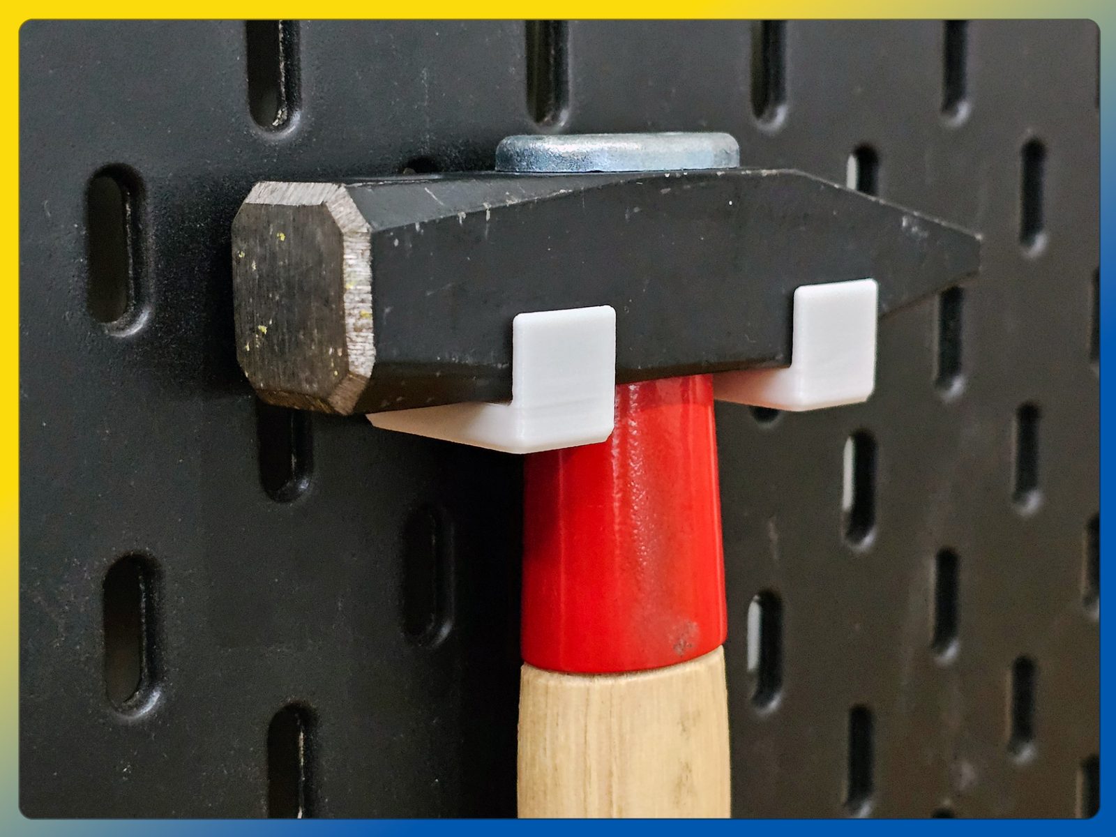 Locksmith's Hammer Holder for IKEA Skadis — vue 1