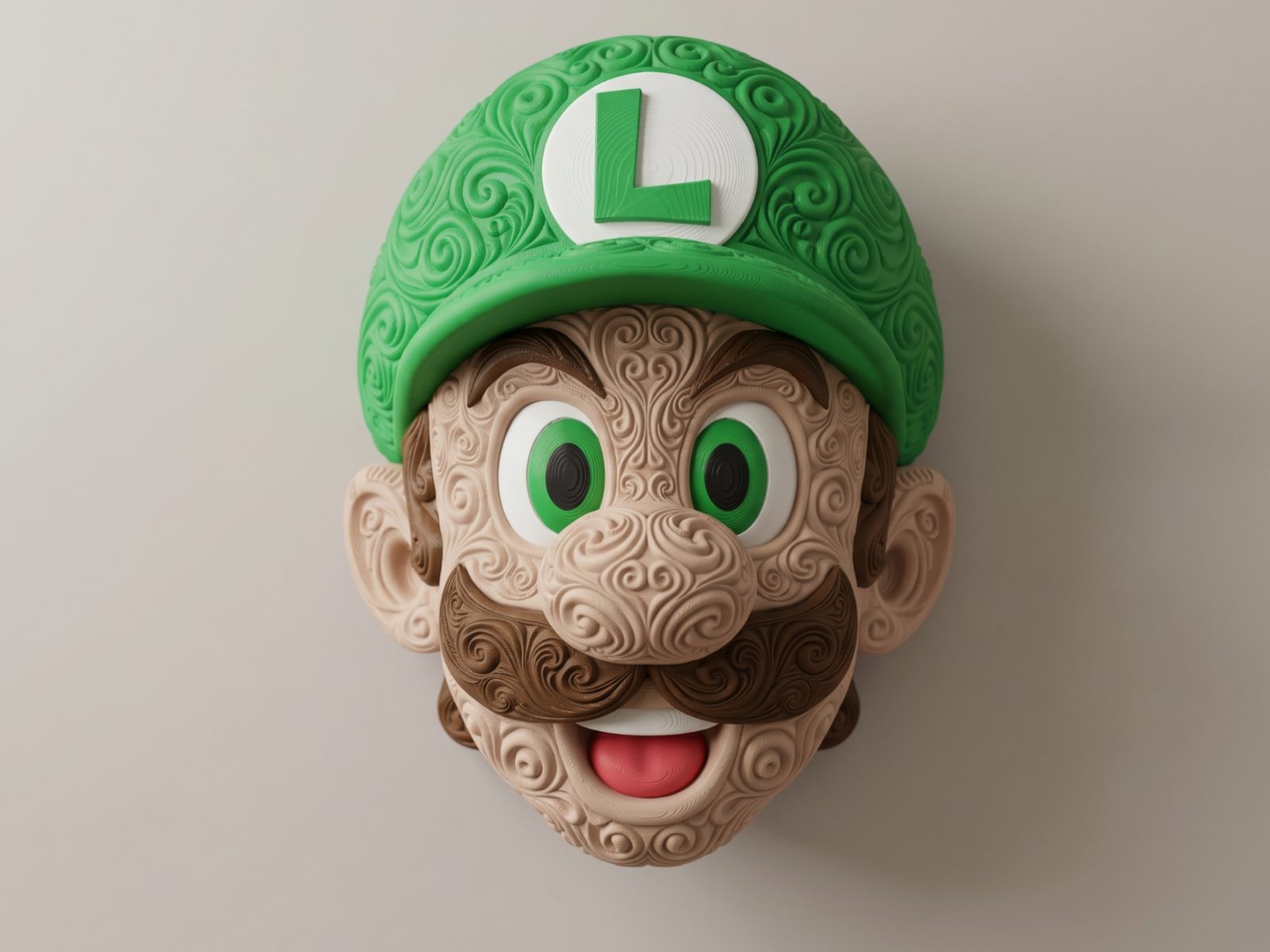 Luigi - Fan art - Arte de pared — vue 1