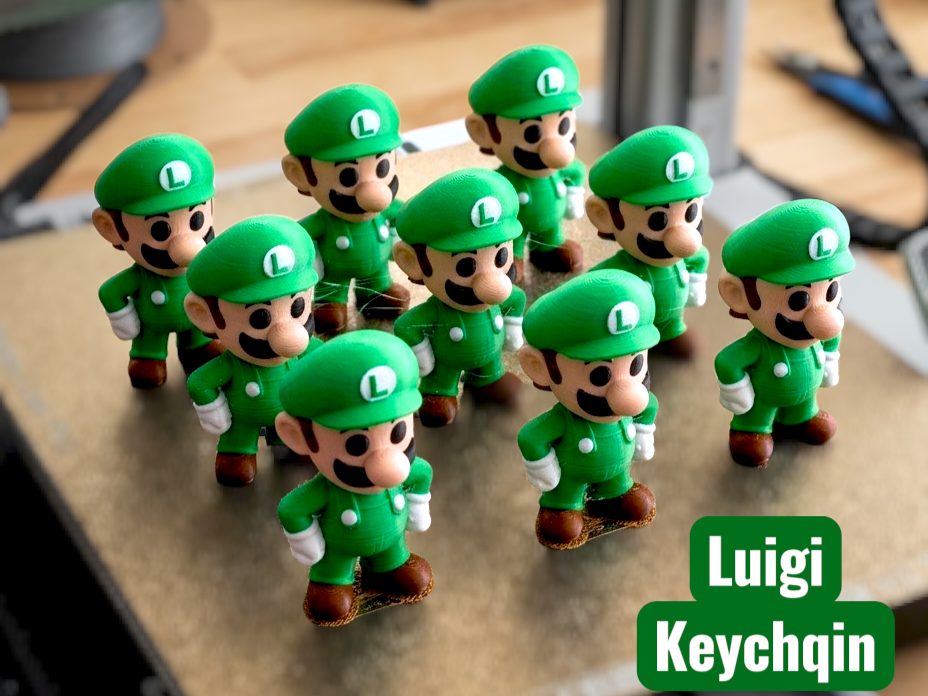 Luigi Keychain — vue 1