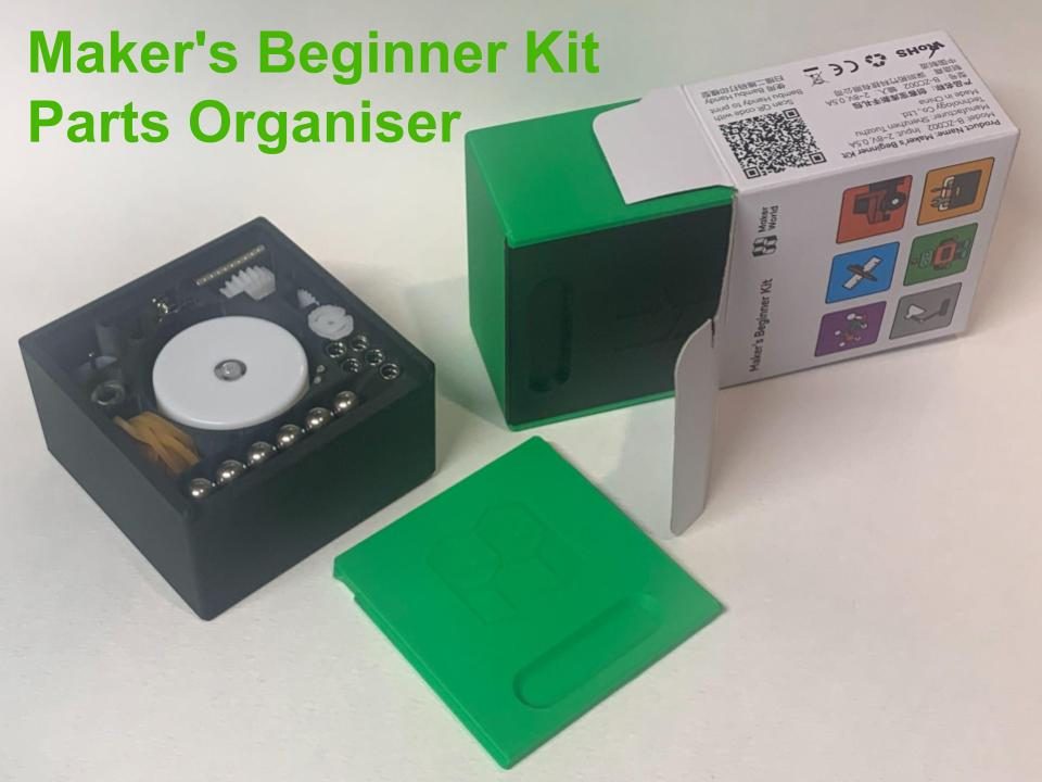Maker's Beginner Kit Parts Organiser — vue 1