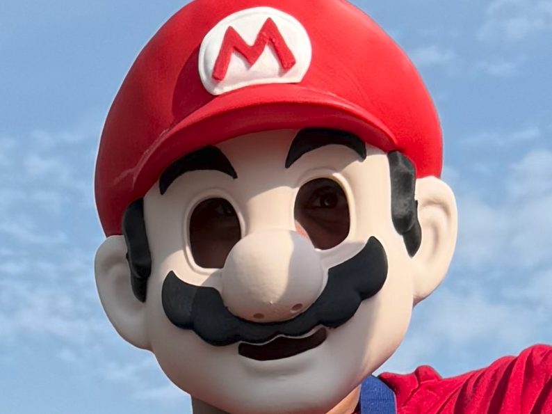 Mario Full Face Mask (Quick Print) — vue 1
