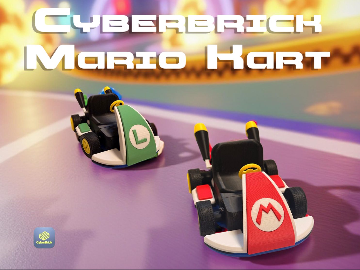 Mario Kart & Luigi Kart - CyberBrick — vue 1