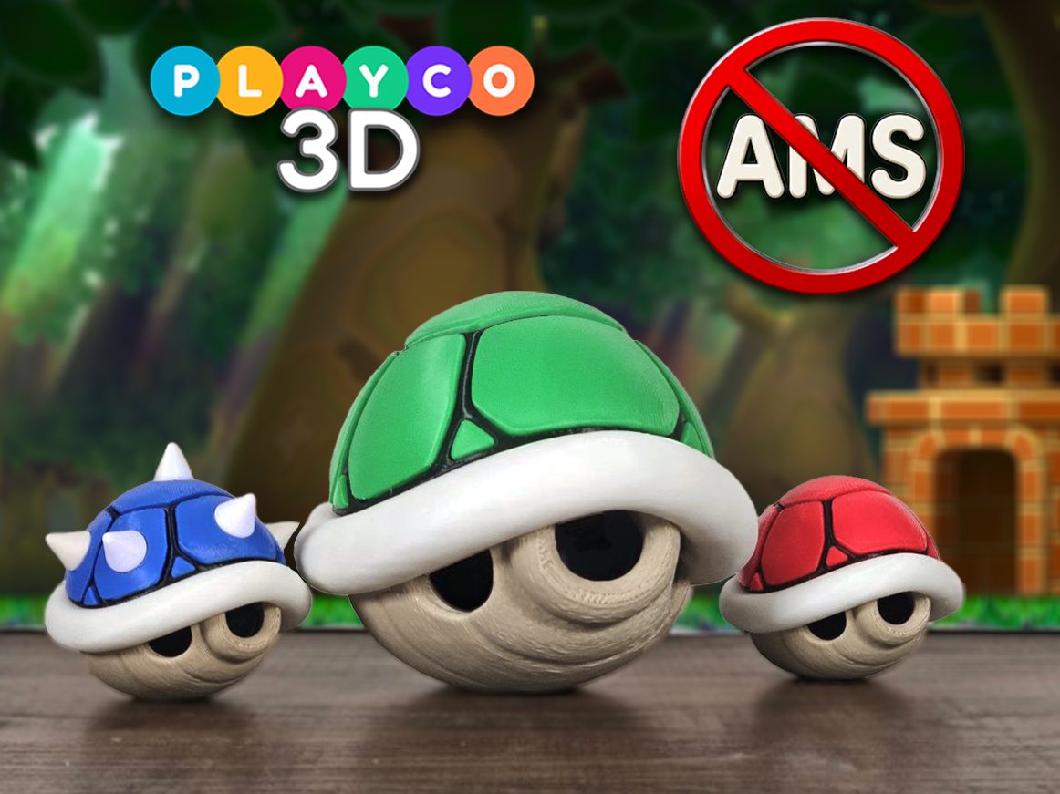 Mario Koopa Shell and Spiny Shell Multi Part — vue 1