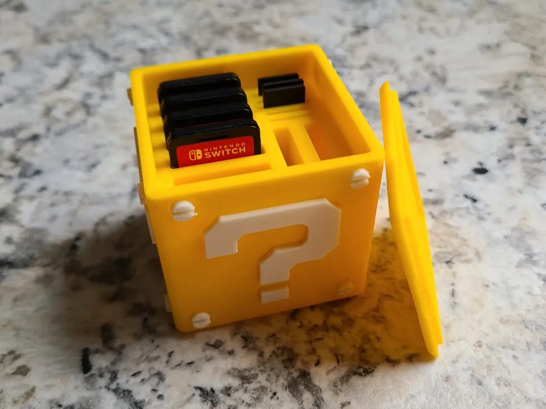 Mario Question Block Switch Cartridge Box — vue 1