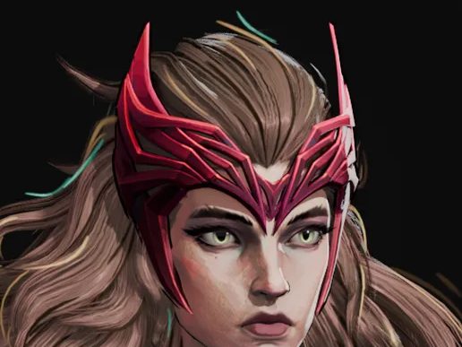 Marvel Rivals Scarlet Witch Crown Headband — vue 1