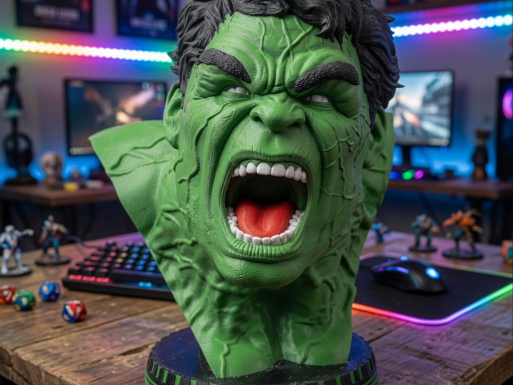 MARVELS THE INCREDIBLE HULK BUST COLLECTOREDITION — vue 1