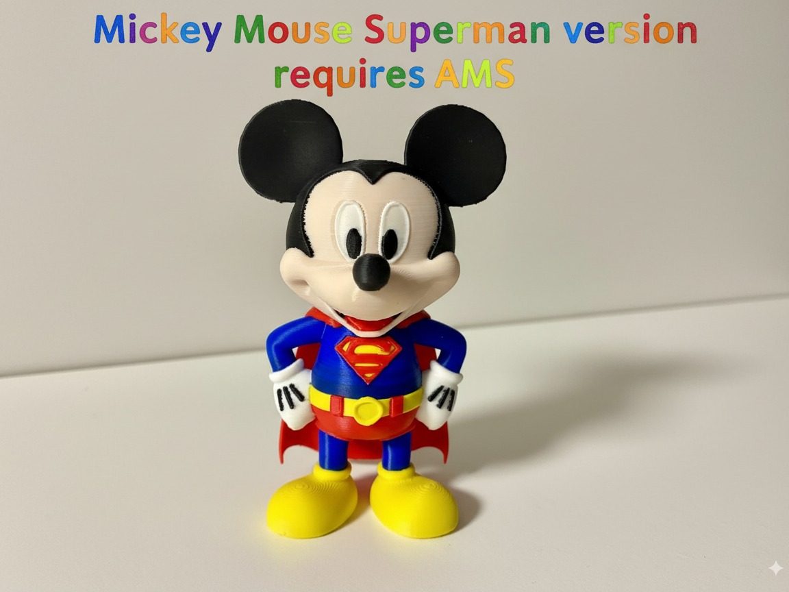mickey mouse - superman — vue 1